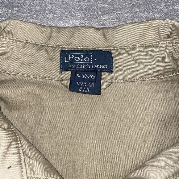 Polo Ralph Lauren XL 16-18 Vintage Chore Barn Husband Jacket Pockets Canvas - Picture 4 of 8